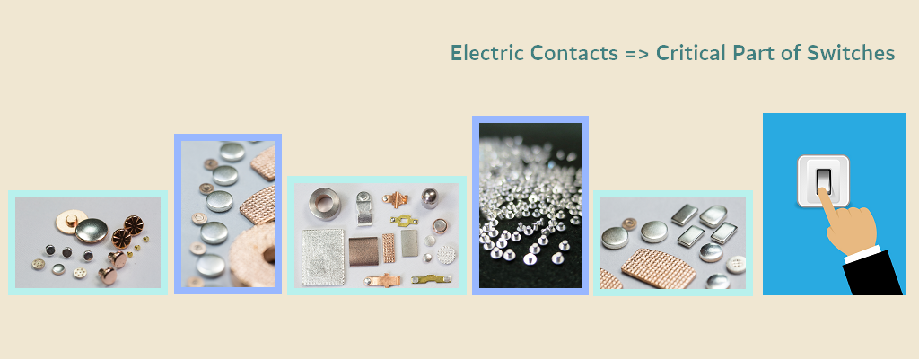 TECC Electrical Contacts for Circuit Breaker Magnetic Contactors  Switches Relays Starters Thermostats, Solid pure silver Bimetal Trimetal Button Contact Rivets, Contacts Tips Contact Discs,Silver alloy wires contact assembly